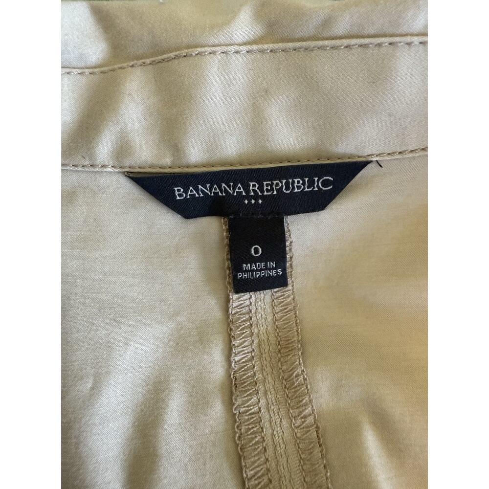 Banana Republic Safari Khaki Dress Size 0 - Picture 5 of 12